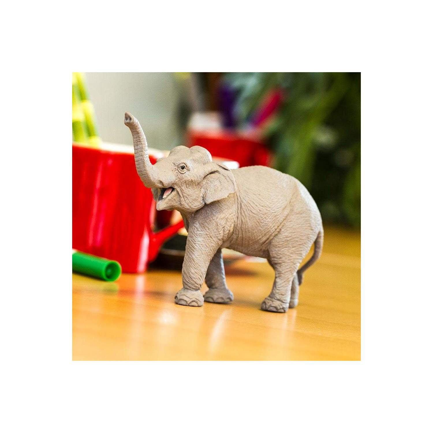 Safari Ltd. Asian Elephant Figurine - Lifelike 6.5