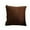 Brown, variant on Hwkond Throw Pillows Pillow Case Striped Velvet Upholstered Sofa Living Room Bedroom,Orange