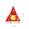 thumbnail image 2 of ifundom 5-Piece Santa Hat Making Kit with Red Felt and Craft Materials for Christmas Decorations and Holiday Crafts, 2 of 8
