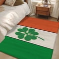 thumbnail image 4 of Area Rugs 2.7'x5', St. Patrick's Day Carpet for Living Room Bedroom Dining Room, Irish Green Shamrock Flag Wood Grain Throw Kitchen Rugs Non Slip Washable Rectangle Indoor Outdoor Rugs, 4 of 8