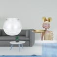 thumbnail image 2 of Acuario de escritorio,Pecera pequeña transparente,pecera,jarrón,mesa,Tanque de peces Contenedor de acuario transparente Hogar,Estatua con bandeja para guardar llaves,Estatua de niña con, 2 of 8