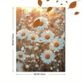 thumbnail image 3 of Qisvanset Framed Canvas Wall Art 12x16 Inch White Daisy Field Rustic Farmhouse Nature Decor, 3 of 5