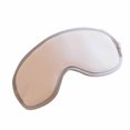 thumbnail image 3 of Masajeador de ojos Compresa caliente Reduce la fatiga Promueve el sueño Almohadilla de masaje de ojos de cuero PU plegable Rosa, 3 of 10