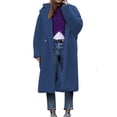 thumbnail image 2 of LOVZFMLL Vestes pour Femmes Manteau à Manches Longues en Cheveux d'Agneau Col Chaud, 2 of 6