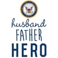 thumbnail image 2 of CafePress - Navy Husband Father Hero Mug - 11 oz Ceramic Mug - Novelty Coffee Tea Cup, 2 of 4