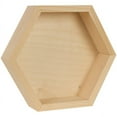 thumbnail image 2 of Walnut Hollow Pine Shapes - Small Hexagon, 2 of 2