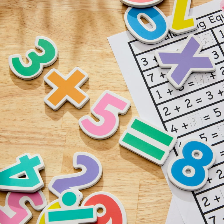 MEGA Magnetic Number Set - 78 Pieces - Craft, Create - Walmart.com