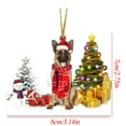 thumbnail image 3 of AnuirheiH Christmas Welcome Sign Decoration Wall Hanging Family Garden Small Hanging Tag, 3 of 3