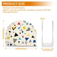 thumbnail image 4 of Yayeee Napkin Holder for Table Kitchen Paper Tissue Organization, Retro Triangles, 4 of 8