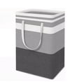 thumbnail image 3 of Large Laundry Basket,2PCS Storage Basket Canvas Laundry Hamper Clothes Hamper Built for Professionals, 3 of 11