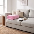 thumbnail image 3 of WOHAPY Upgrade Solid Fleece Blanket, Super Soft Warm Flannel Throw Rug, All-Season Sofa Bedding Portable Blanket M, 3 of 8