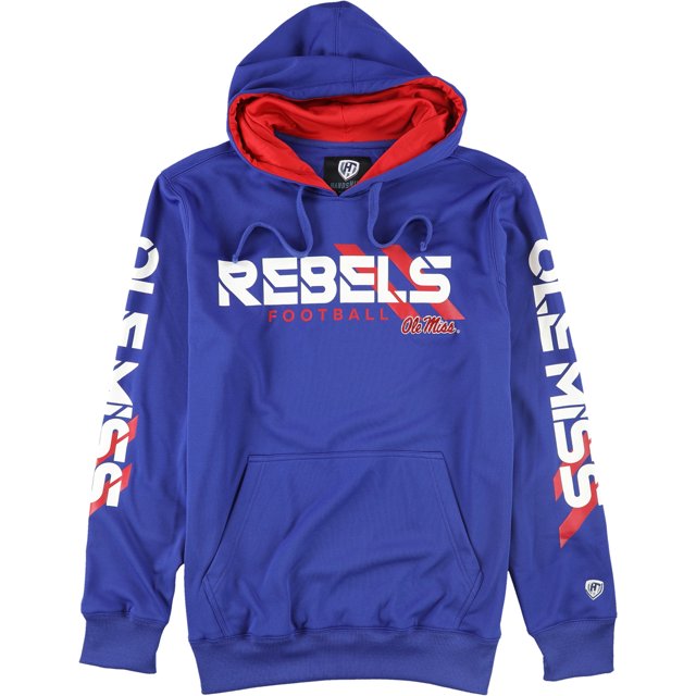 Sudadera con capucha Hands High Ole Miss Rebels para hombre, azul, grande