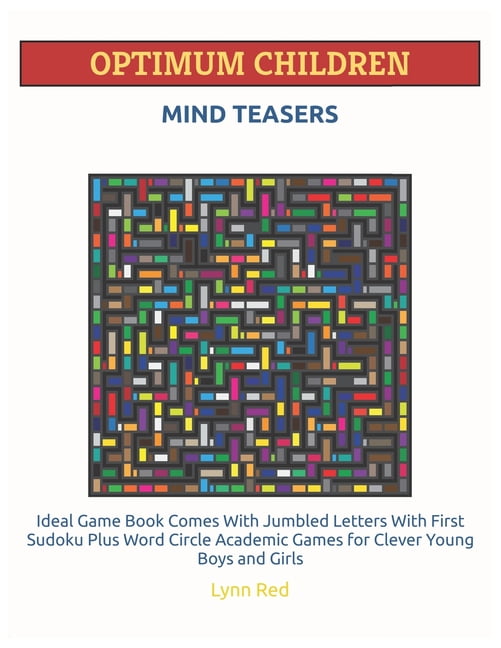 Optimum Children Mind Teasers Ideal Game Book Comes With Jumbled Letters With First Sudoku Plus 