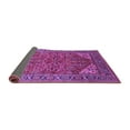 thumbnail image 2 of Ahgly Company Indoor Square Oriental Purple Industrial Area Rugs, 7' Square, 2 of 4