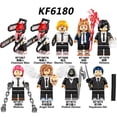 thumbnail image 4 of Motosierra Man Lego Attack on Titan Jujutsu Kaisen Minifigures Bloques De Construcción Denji/Eren/Mikasa/Yuji Figuras Juguetes, 4 of 4