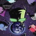 thumbnail image 4 of Invader Zim Alien Gir Shower Curtain Bathroom Decor Polyester Waterproof Bath Curtains With Hooks 60x72 Inches, 4 of 8