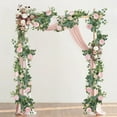 thumbnail image 6 of Eucalyptus Garland Decoration,2Pcs Artificial Eucalyptus Wreath for Party Decor,5.9Ft Reuasble Vintage Fake Rose Vines for Spring,Home,Party Decor, 6 of 6