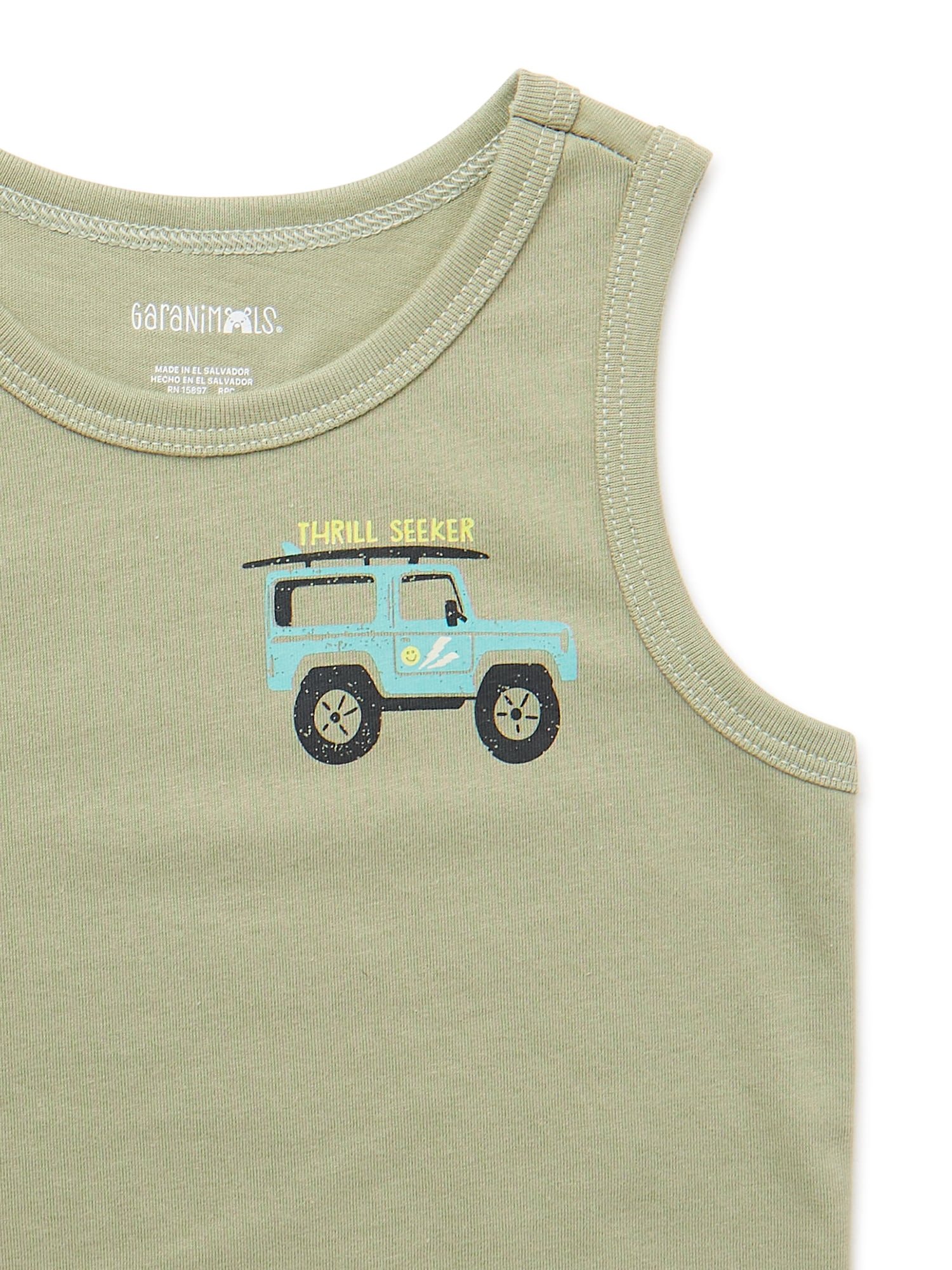 Garanimals Toddler Boy Graphic Tank Top, Sizes 18M-5T