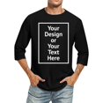 thumbnail image 5 of Bcfgryg Men 3/4 Sleeve T Shirts Comfortable Crewneck Solid Color Fit Tee Shirt Tops Plain T-shirts Men, 5 of 5