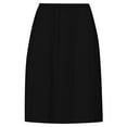 thumbnail image 3 of Women's Elastic Waist Midi Skirt â Soft Stretchy Breathable Half for Dresses, Solid Color Underwear Bottom with Strap, 3 of 3