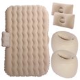 thumbnail image 1 of Deckon Air Car Bed Mattress, Cojín de colchón de aire, Asiento de automóvil multifuncional con bomba de aire y almohada, Patrón de ondas - Beige Kuyhfg Bienvenido a Kuyhfg, 1 of 1