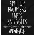 thumbnail image 2 of Spit Up Pacifier Snuggle Babies Life Youth T Shirt Tee Girls Infant Toddler Brisco Brands 12M, 2 of 6
