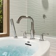 thumbnail image 5 of Jacuzzi Rc95 Contento Deck Mounted Roman Tub Filler - Nickel, 5 of 7