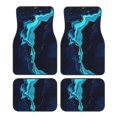 thumbnail image 1 of Balery Blue Marble And Gold Juego de 4 Alfombrillas para Auto, Revestimientos de Caucho Resistente, Diseño Antideslizante, 1 of 7