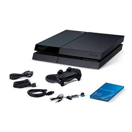 Walmart Premium Used Sony PlayStation PS4 500GB Black Console (Refurbished)