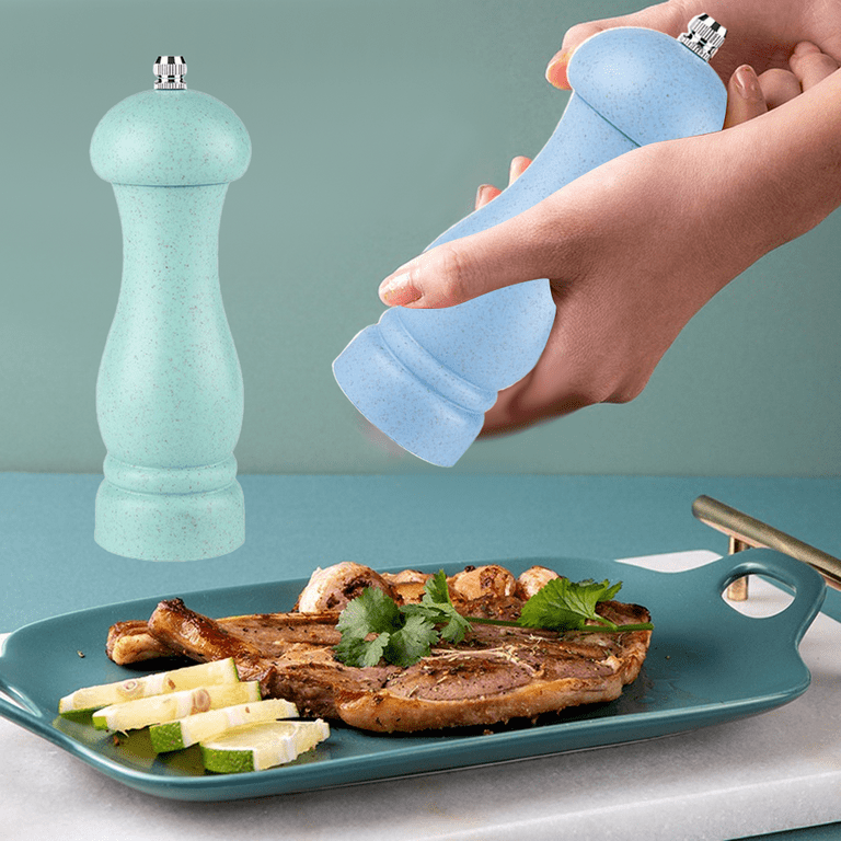 Blue salt 2024 and pepper grinders