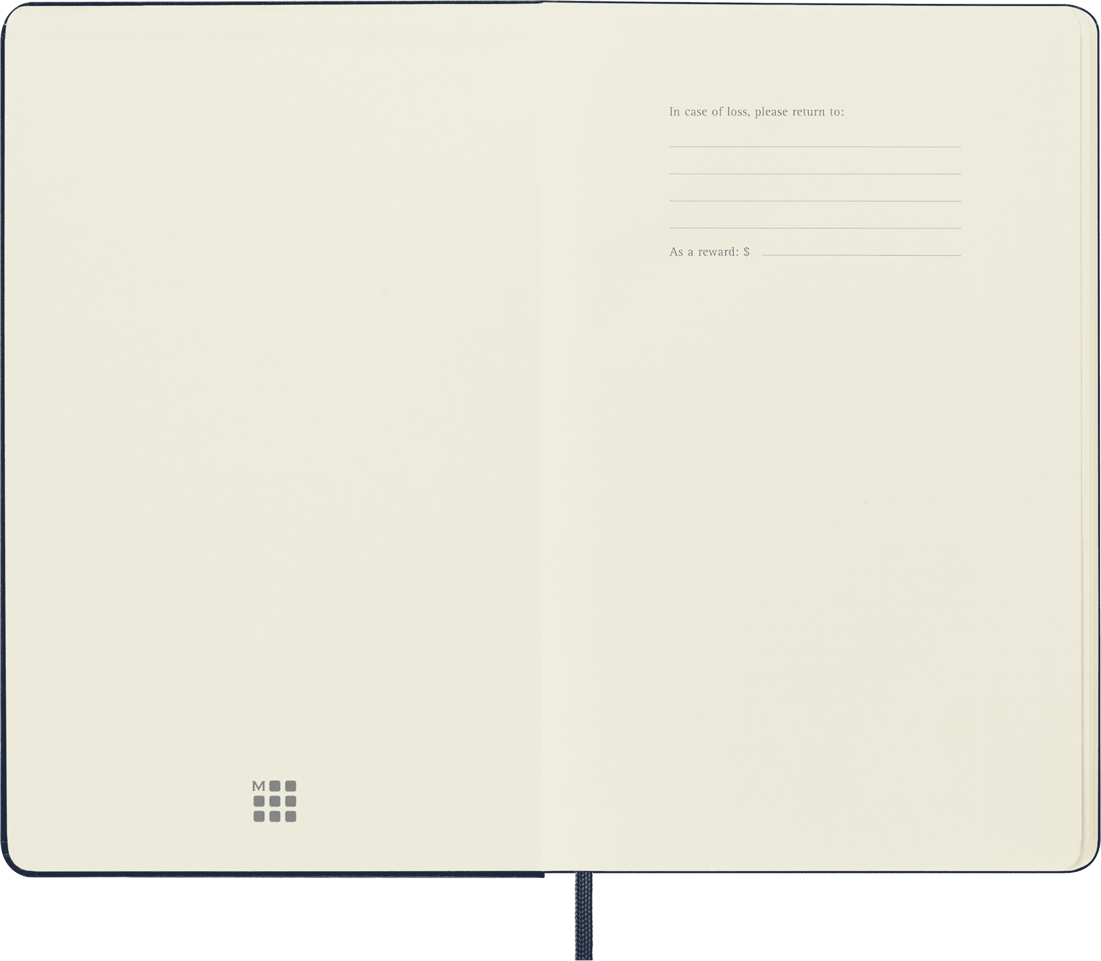 Moleskine Classic Notebook, Hard Cover, Large (5" x 8.25"), Dotted, Sapphire Blue