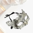 thumbnail image 4 of Unique Bargains 1 Pc Foxes Party Mask Gold Tone Plastic, 4 of 5