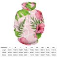 thumbnail image 2 of Tropical Pink Hibiscus Pattern 3D Print Hoodie Men Women Autumn Thin Pullover Sweatshirt Vintage Streetwear Tops, 2 of 6