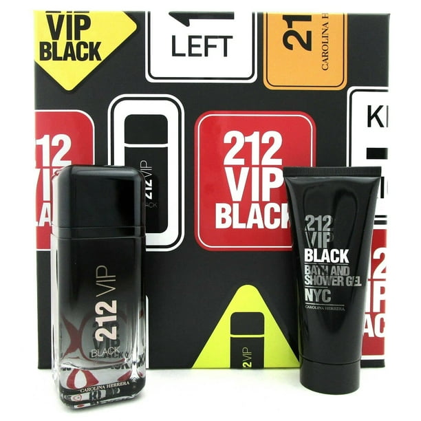 Set de perfume Carolina Herrera 212 VIP Black para Hombre 100ml