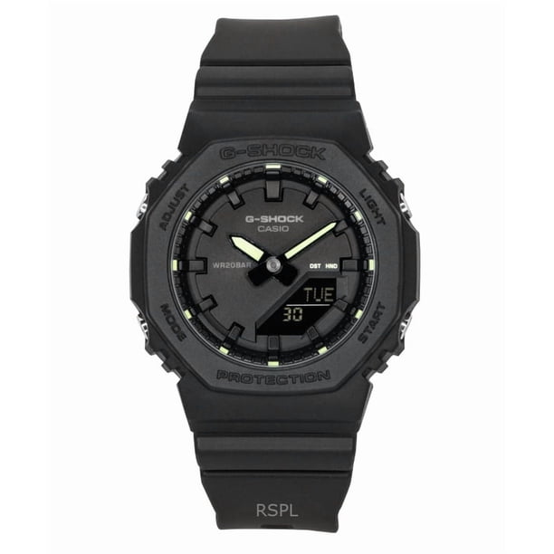 Casio Reloj G-Shock Analógico-digital de Resina de Base Biológica con Esfera Negra de Cuarzo GMA-P2100SA-1A2 para Mujer con Correa de 200 M