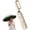 Beige, variant on Automatic Compact Folding Umbrella, 10-Rib Windproof Travel Umbrella with Ring Buckle Handle, Reflective Trim & Auto Open Close for Daily Carry