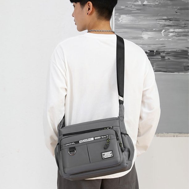 Bolso De Hombro Bolso De Hombro Compuesto Transpirable Gran Capacidad Hombres Nylon Duradero Ocio Diario