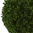 thumbnail image 2 of Nearly Natural 5494 3,5 Pi. Arbre Topiaire Artificiel à Double Boule en Bois de Buis Résistant aux UV, 2 of 3