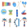 Toyfunny 12PCS Children's Percussion Toy Set Preschool Education Tool With Carrying Case