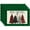 Green, variant on 6PCS Watercolor Grey Buffalo Plaid Placemats, Christmas Trees Placemats Set of 6, 12x18 Inch Winter Table Mats for Party Kitchen Dining Decoration