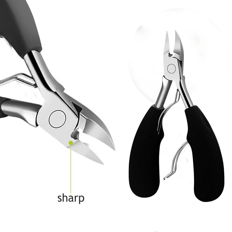 Wuzhou Toenail Clippers, Precision Nail Clippers Toenail Cutter For Thick  Or Ingrown Toenails, Heavy Duty Stainless Steel Cuticle Scissors Nail Nipper