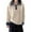 Beige, variant on GJSYRH Turtleneck Pullover Women Women's Detachable Collar Pullover Sweater Denim Blend Loose Fit Knitted Top Casual Shirt Style Comfortable