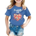 thumbnail image 3 of LRen Toddler Girls Graphic T Shirts Cute Spring Summer Short Sleeve Tees Soft Breathable Tops, 3 of 5