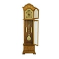 thumbnail image 3 of 72" Floor Standing Grandfather Clock Oak Finish, 3 of 6
