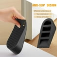 thumbnail image 4 of Olurrisa 1.9 Inches Big Door Stop for Floor Rubber Doorstop Wedge, Door Gaps and Prevent The Lock-Outs, Floor Sturdy Door Stopper for Heavy Duty Door Bottom of Door, 4 of 8