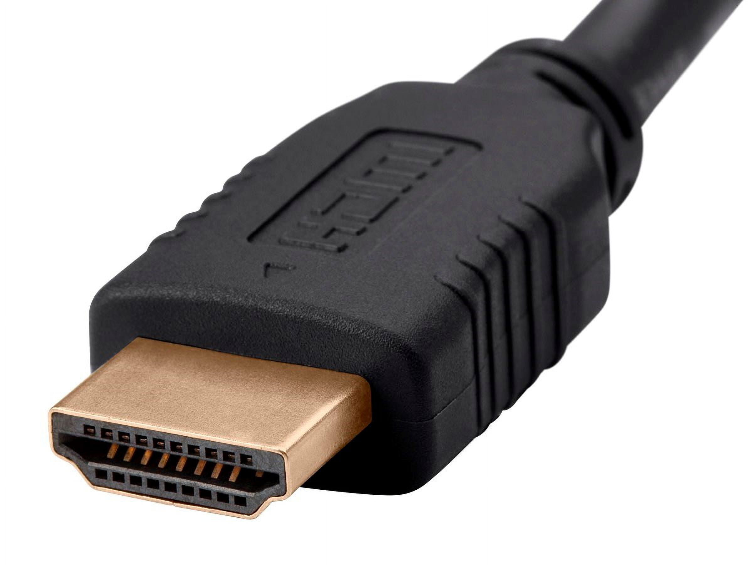 Monoprice HDMI Cable - 20 Feet - Black | High Speed, 4K@60Hz HDR, 18Gbps, 26AWG, YUV 4:4:4, Compatible with UHD TV and More - Select Series