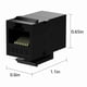 thumbnail image 2 of Acoplador de 75 Piezas Rj45 Gatos Trapezoidales Cat6 Acoplador en LíNea Hembra una Hembra Acoplador de InsercióN, 2 of 5
