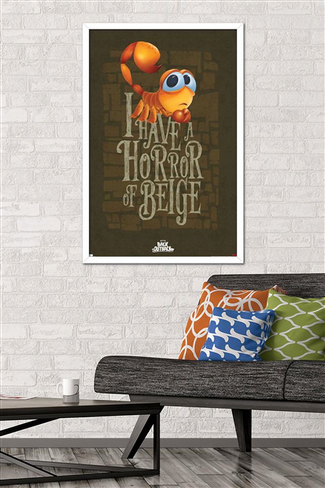 Netflix Back to the Outback - Horror of Beige Wall Poster, 22.375" x 34", Framed