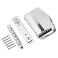 thumbnail image 1 of Guitar Bridge Cover, Adjustable Easy Installation Bridges Protector Replacement Metal  for Stringed Instruments Silver, 1 of 7