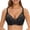 Black, variant on Women Lace Brassiere Desire Wireless Bra, Lacy Full-coverage Wirefree Everyday Bra Plus Size Convertible Seamless Bra
